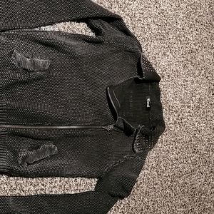 Vocal sweater with beading